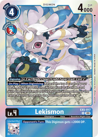 Lekismon [EX5-017] [Animal Colosseum] - Destination Retro
