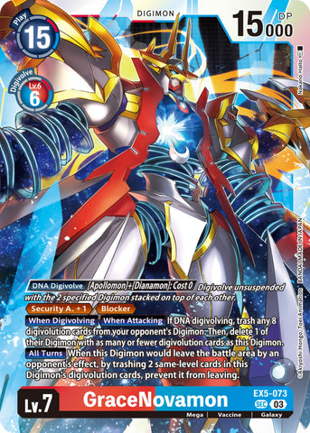 GraceNovamon [EX5-073] (Textured) [Animal Colosseum] - Destination Retro