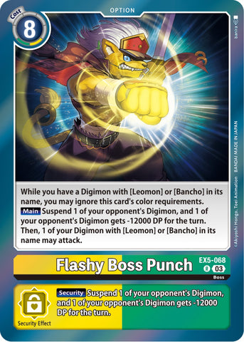 Flashy Boss Punch [EX5-068] [Animal Colosseum] - Destination Retro