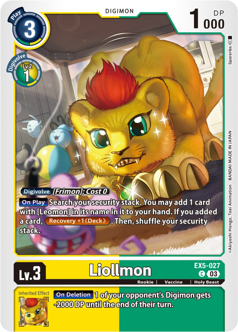 Liollmon [EX5-027] [Animal Colosseum] - Destination Retro