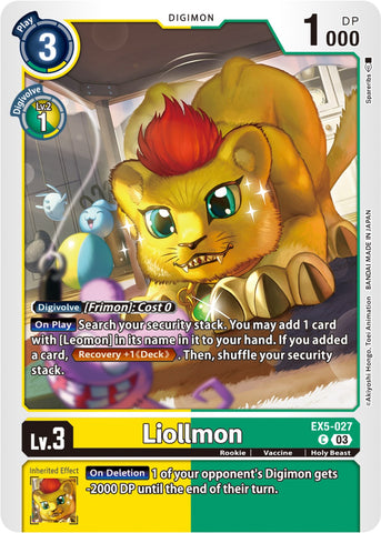 Liollmon [EX5-027] [Animal Colosseum] - Destination Retro