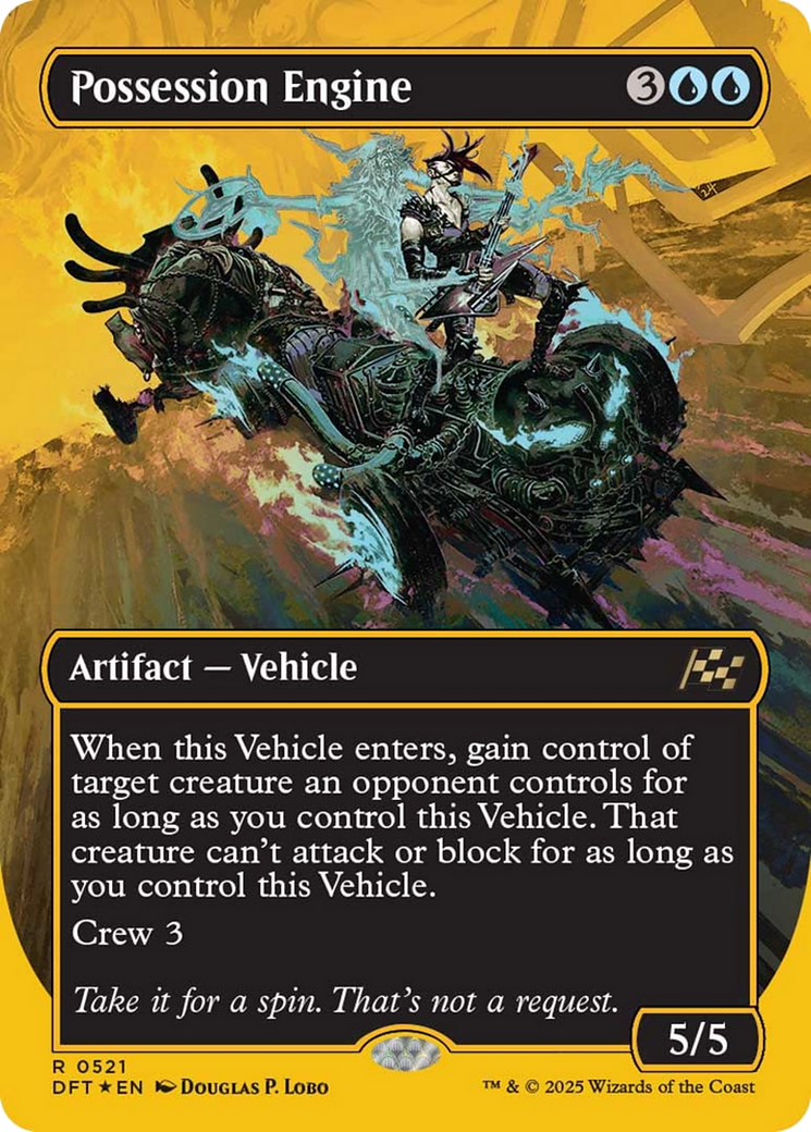 Possession Engine (Borderless) (First-Place Foil) [Aetherdrift] - Destination Retro
