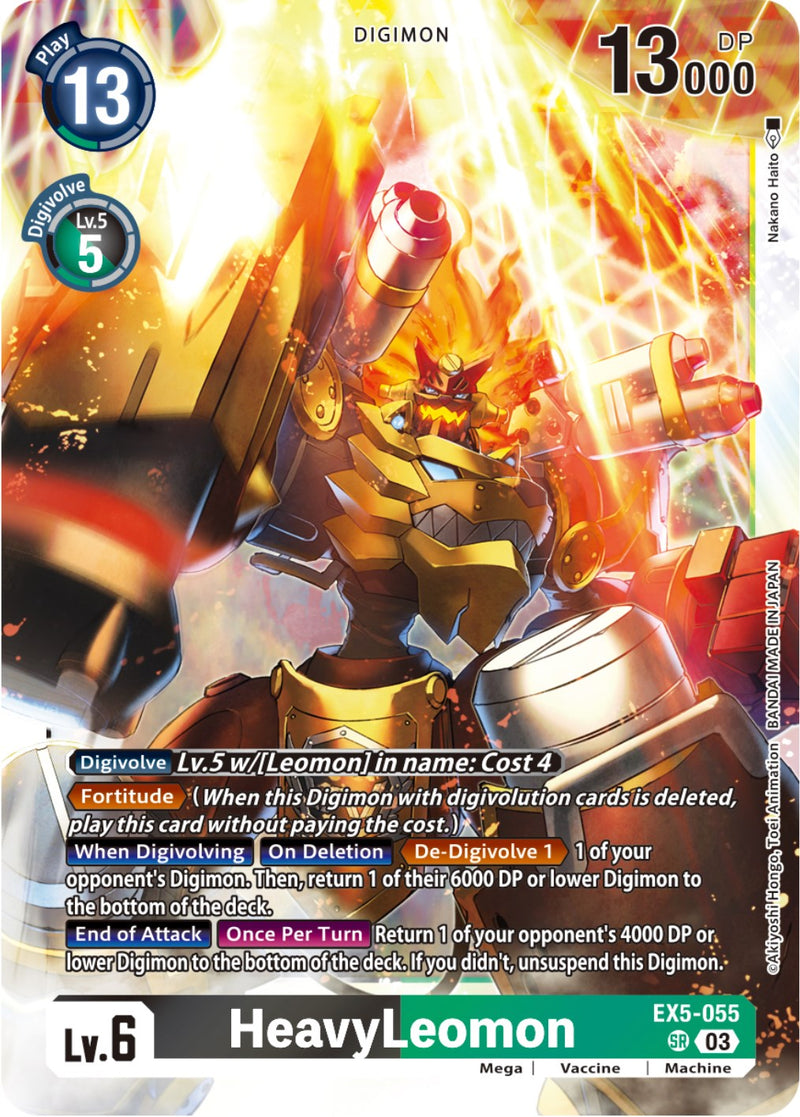 HeavyLeomon [EX5-055] [Animal Colosseum] - Destination Retro