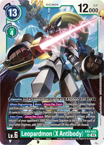Leopardmon (X Antibody) [EX5-043] [Animal Colosseum] - Destination Retro