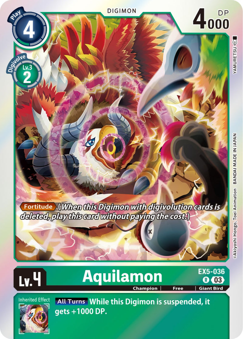 Aquilamon [EX5-036] [Animal Colosseum] - Destination Retro