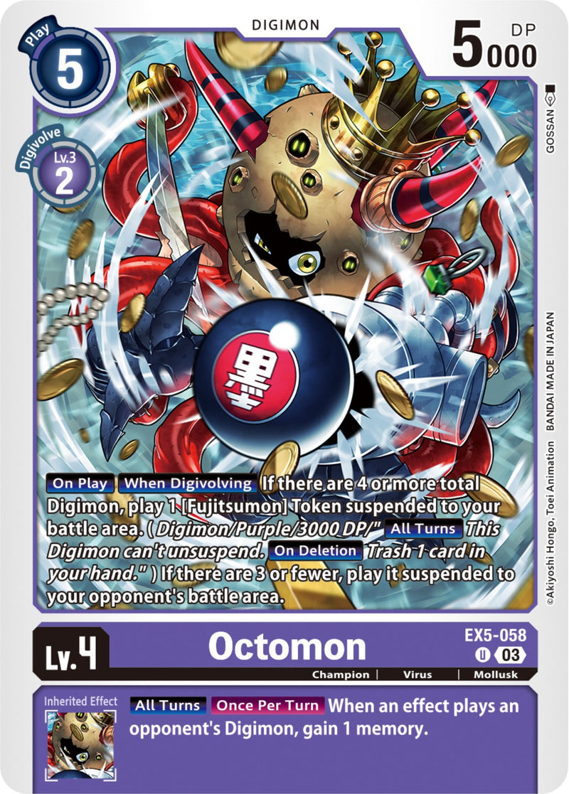 Octomon [EX5-058] [Animal Colosseum] - Destination Retro