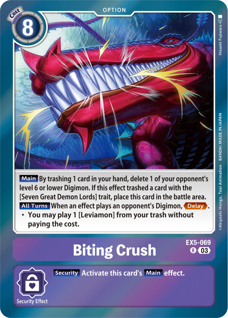 Biting Crush [EX5-069] [Animal Colosseum] - Destination Retro