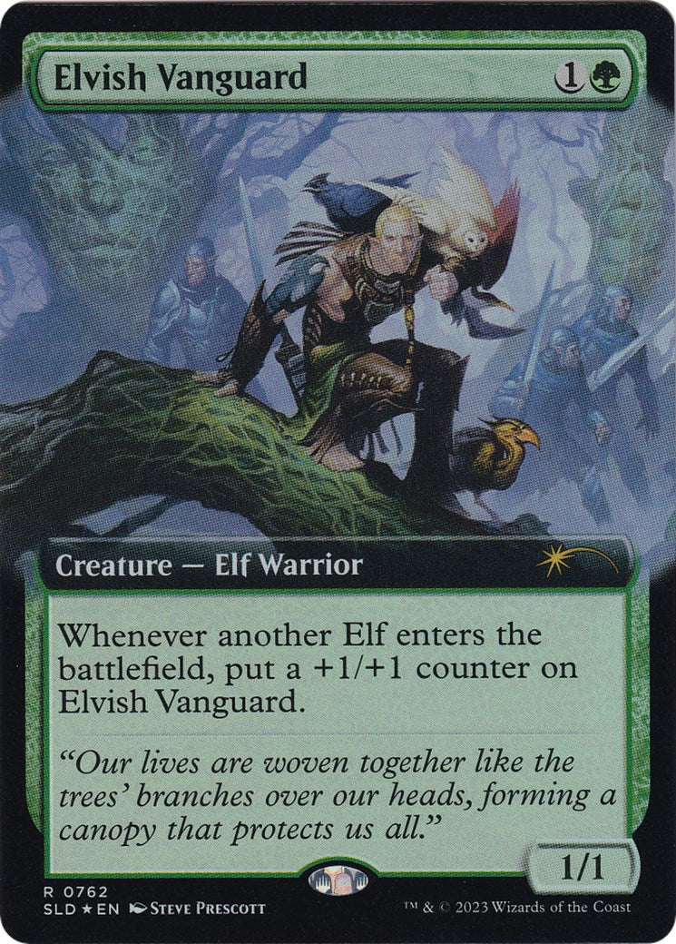 Elvish Vanguard (Extended Art) [Secret Lair Drop Series] - Destination Retro