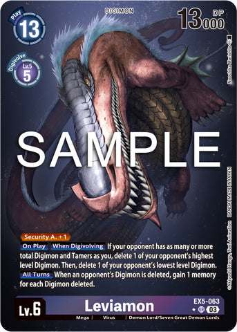 Leviamon [EX5-063] (Alternate Art) [Animal Colosseum] - Destination Retro