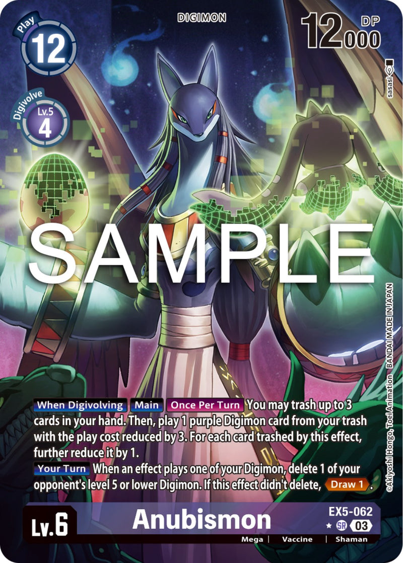 Anubismon [EX5-062] (Alternate Art) [Animal Colosseum] - Destination Retro