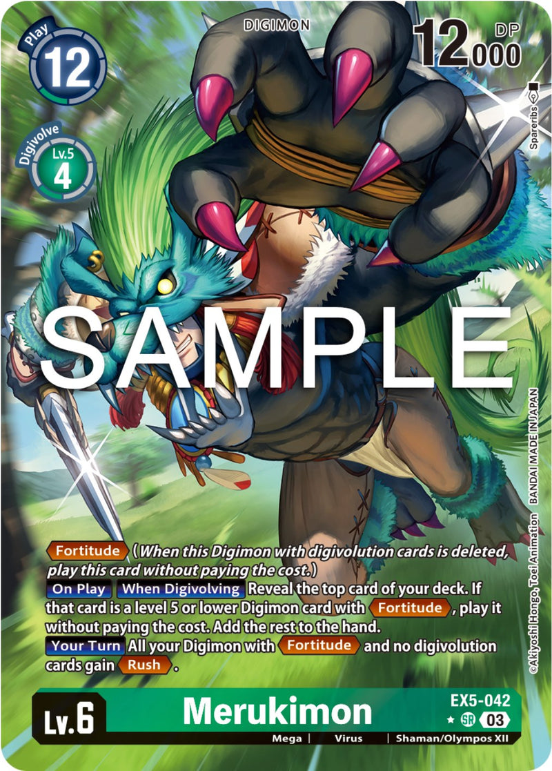 Merukimon [EX5-042] (Alternate Art) [Animal Colosseum] - Destination Retro