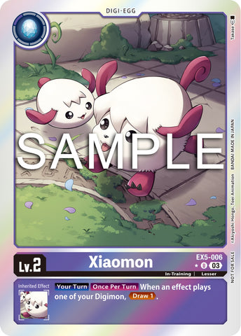 Xiaomon [EX5-006] (Animal Colosseum Box Promotion Pack) [Animal Colosseum] - Destination Retro