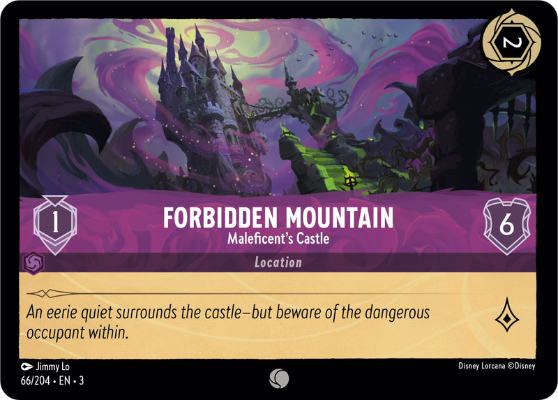 Forbidden Mountain - Maleficent's Castle (66/204) [Into the Inklands] - Destination Retro