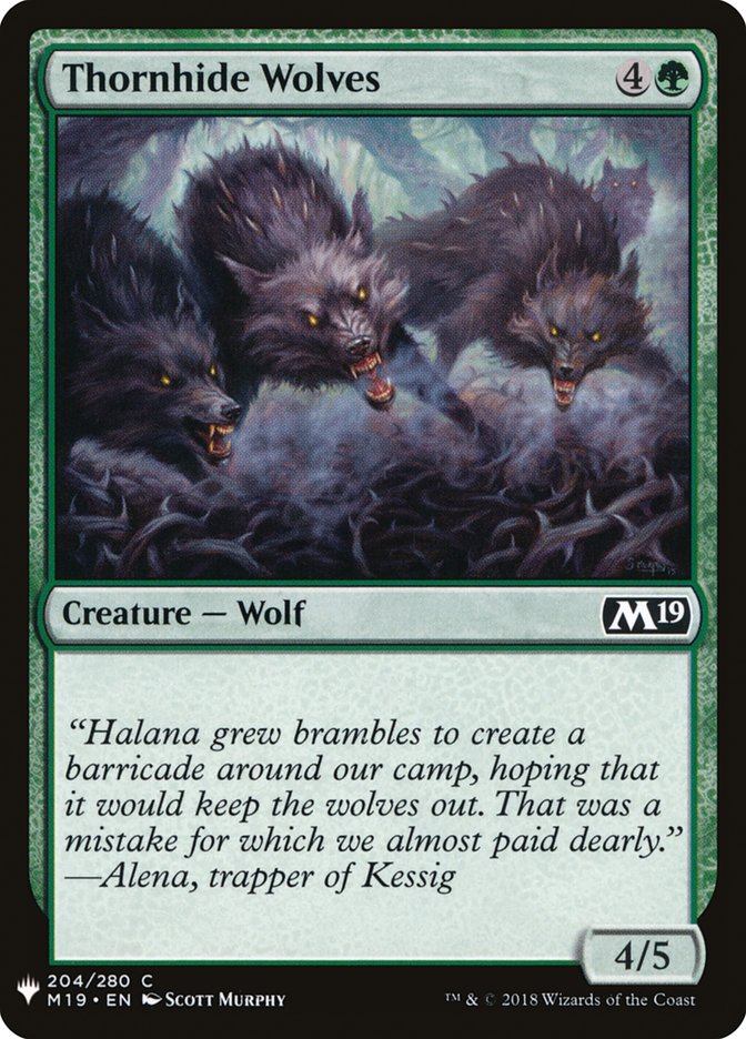 Thornhide Wolves [Mystery Booster] - Destination Retro