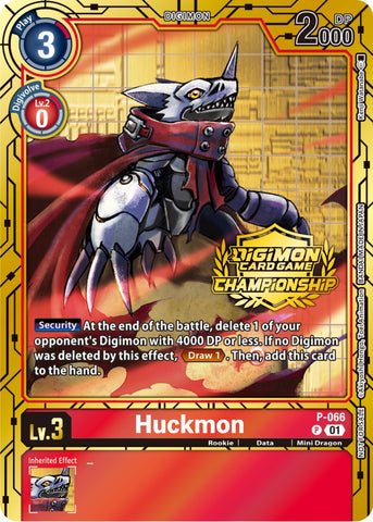 Huckmon [P-066] (Championship 2023 Gold Card Set) [Promotional Cards] - Destination Retro
