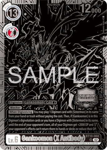 Gankoomon (X Antibody) [BT10-068] (2023 Championship Finals 2nd Place) [Xros Encounter Promos] - Destination Retro