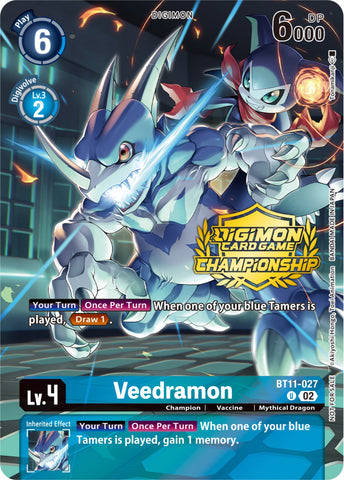Veedramon [BT11-027] (Championship 2023 Tamers Pack) [Dimensional Phase Promos] - Destination Retro