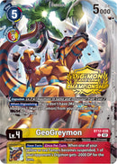 GeoGreymon [BT12-038] (Championship 2023 Tamers Pack) [Across Time Promos] - Destination Retro