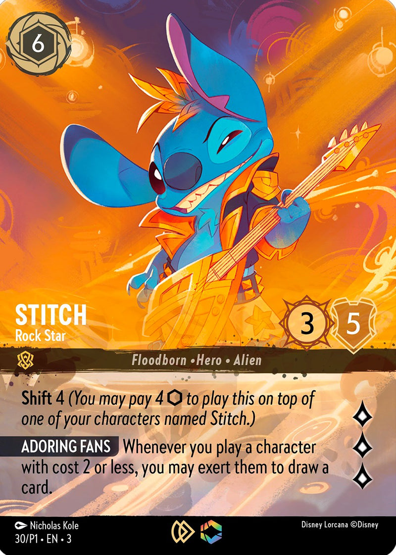 Stitch - Rock Star (Store Championship) (30) [Promo Cards] - Destination Retro