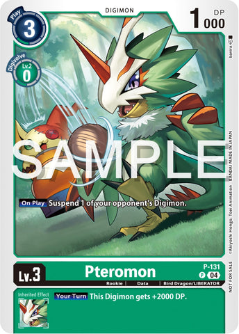 Pteromon [P-131] (Digimon Liberator Promotion Pack) [Promotional Cards] - Destination Retro