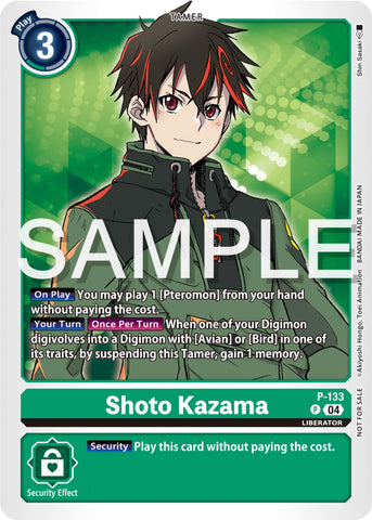Shoto Kazama [P-133] (Digimon Liberator Promotion Pack) [Promotional Cards] - Destination Retro