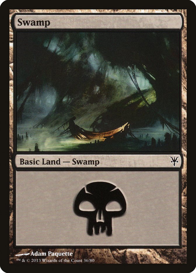 Swamp (36) [Duel Decks: Sorin vs. Tibalt] - Destination Retro