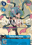 TeslaJellymon [BT9-025] (Digimon Illustration Competition Pack 2023) [X Record Promos] - Destination Retro