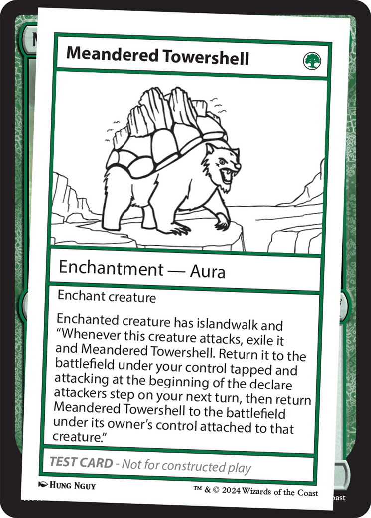 Meandered Towershell [Mystery Booster 2 Playtest Cards] - Destination Retro