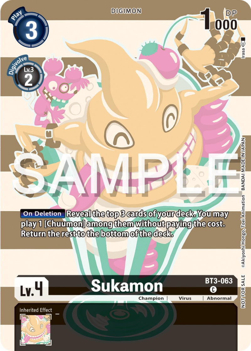 Sukamon [BT3-063] (Digimon Illustration Competition Pack 2023) [Release Special Booster Promos] - Destination Retro