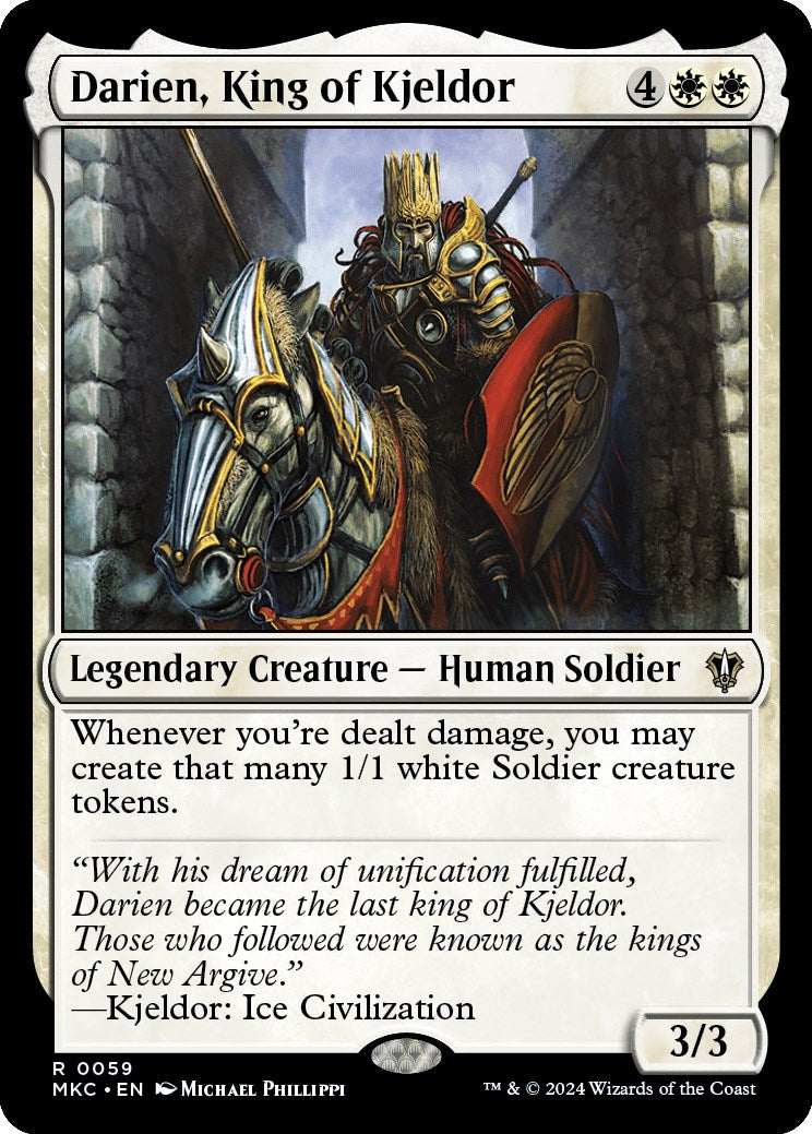 Darien, King of Kjeldor [Murders at Karlov Manor Commander] - Destination Retro