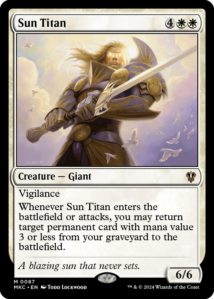 Sun Titan [Murders at Karlov Manor Commander] - Destination Retro