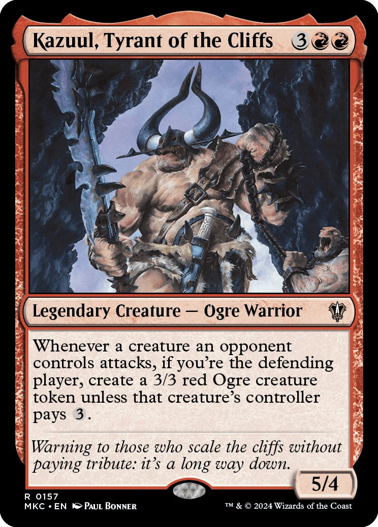 Kazuul, Tyrant of the Cliffs [Murders at Karlov Manor Commander] - Destination Retro