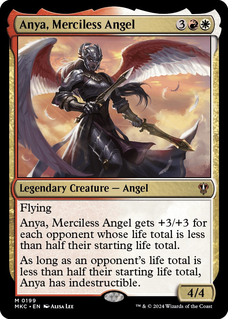 Anya, Merciless Angel [Murders at Karlov Manor Commander] - Destination Retro