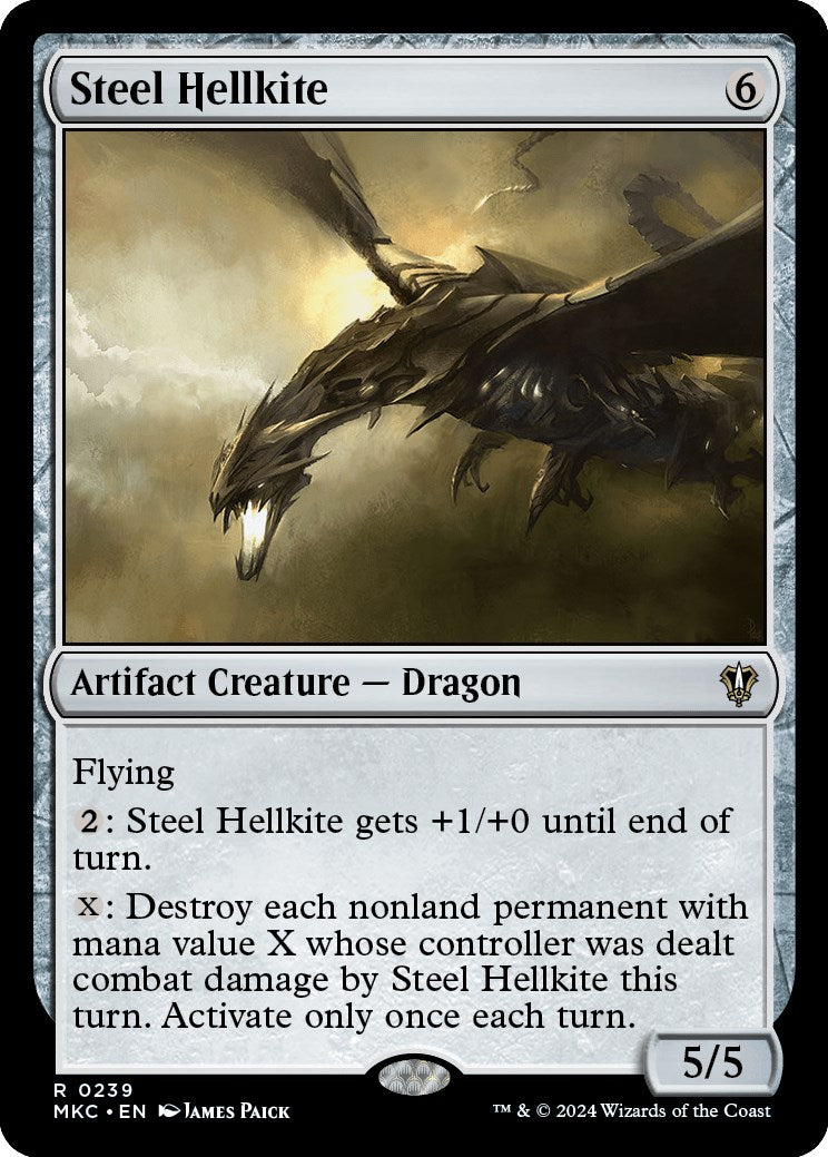 Steel Hellkite [Murders at Karlov Manor Commander] - Destination Retro