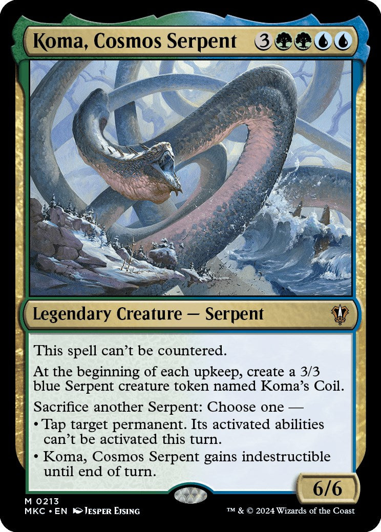 Koma, Cosmos Serpent [Murders at Karlov Manor Commander] - Destination Retro