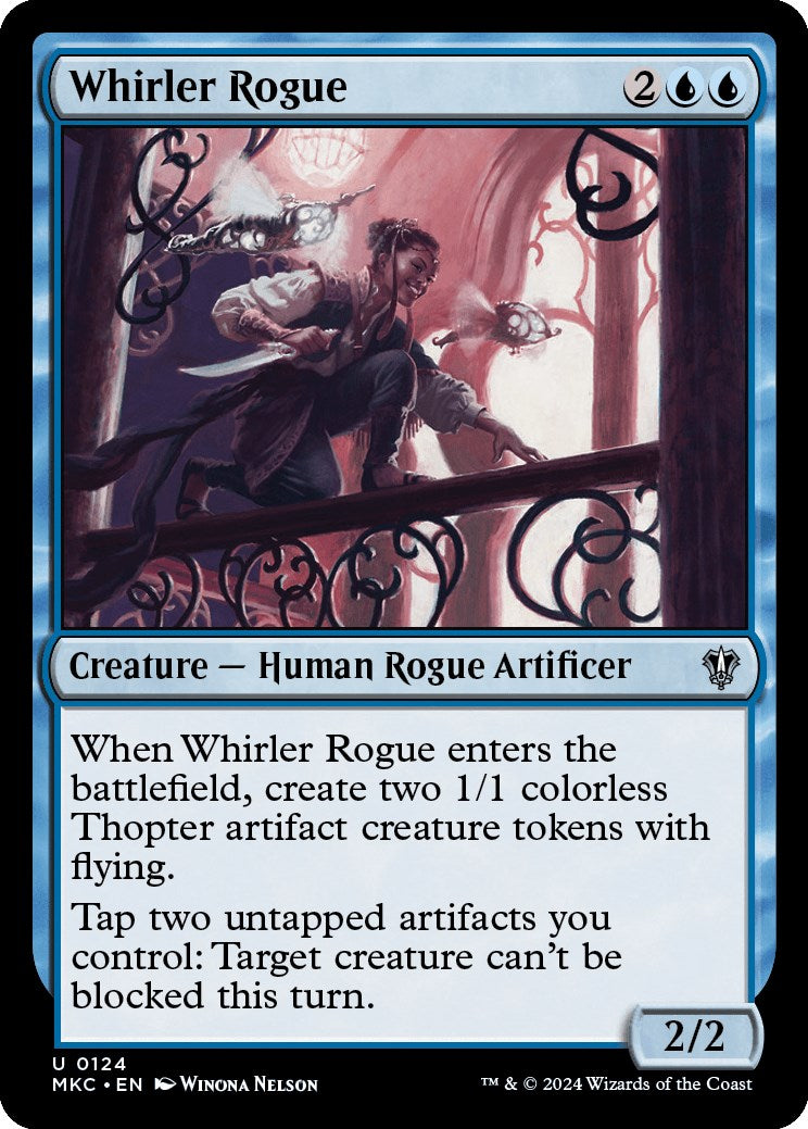 Whirler Rogue [Murders at Karlov Manor Commander] - Destination Retro