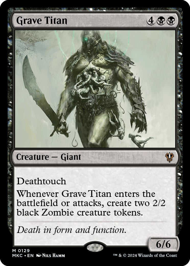 Grave Titan [Murders at Karlov Manor Commander] - Destination Retro