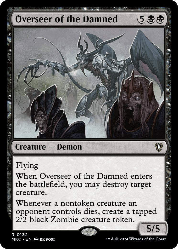 Overseer of the Damned [Murders at Karlov Manor Commander] - Destination Retro
