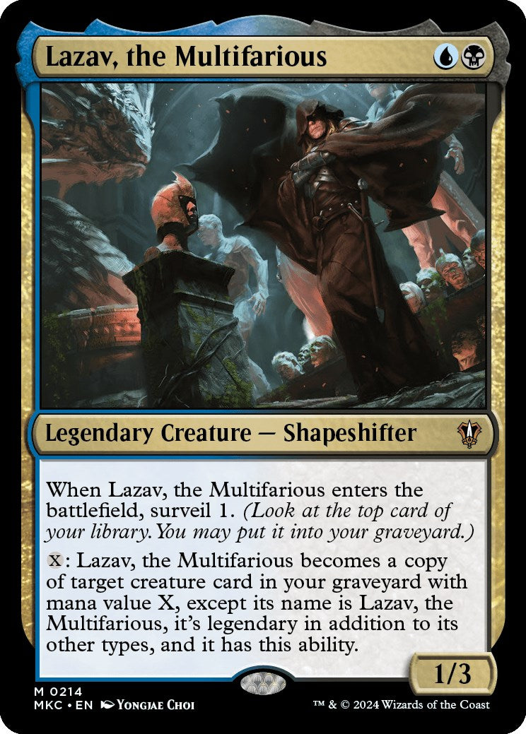 Lazav, the Multifarious [Murders at Karlov Manor Commander] - Destination Retro
