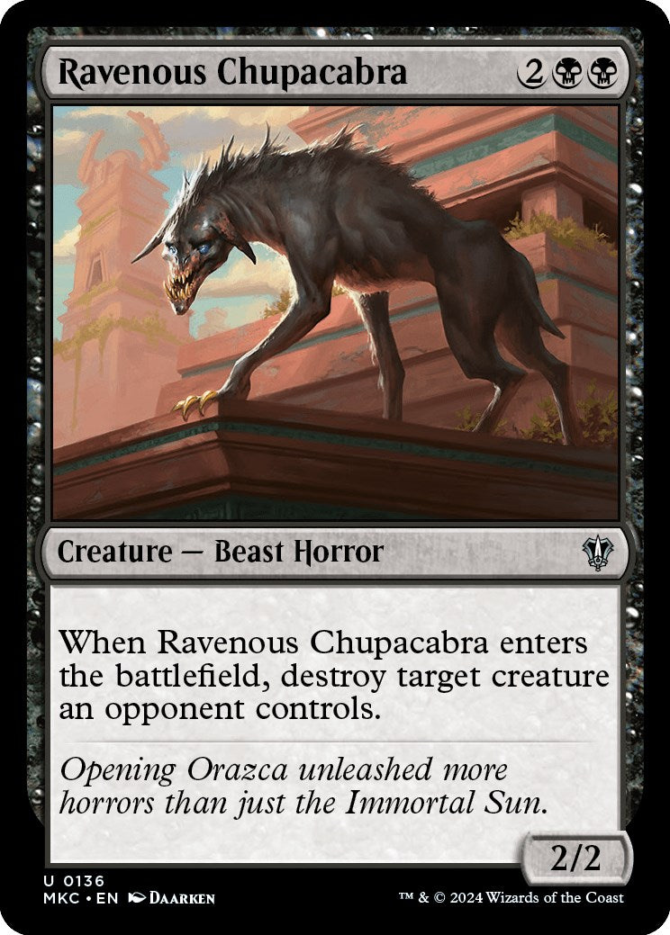 Ravenous Chupacabra [Murders at Karlov Manor Commander] - Destination Retro