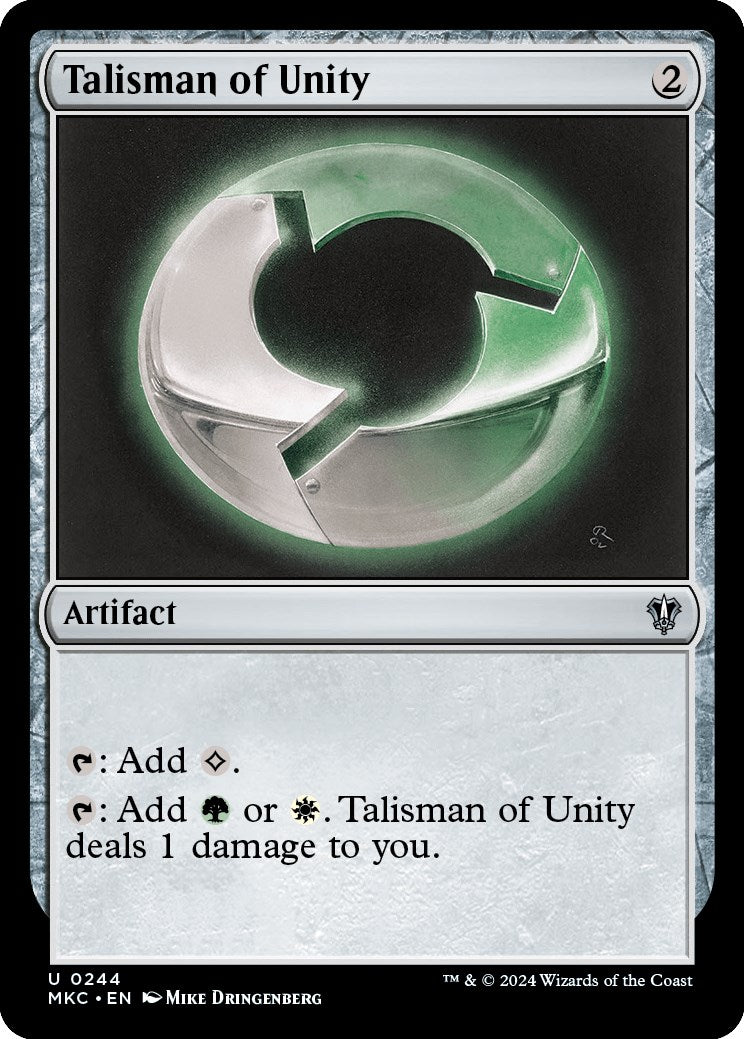 Talisman of Unity [Murders at Karlov Manor Commander] - Destination Retro