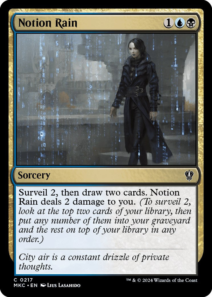 Notion Rain [Murders at Karlov Manor Commander] - Destination Retro