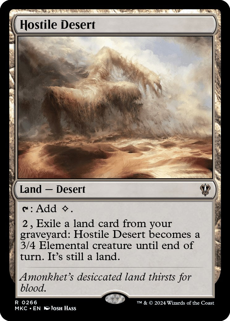 Hostile Desert [Murders at Karlov Manor Commander] - Destination Retro