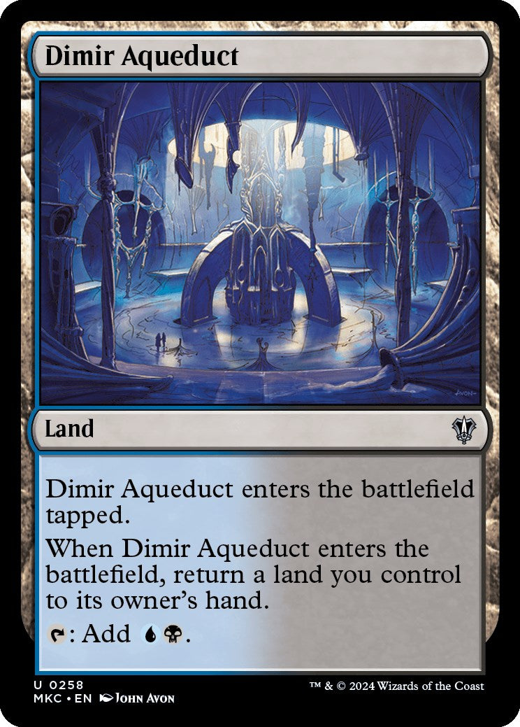 Dimir Aqueduct [Murders at Karlov Manor Commander] - Destination Retro