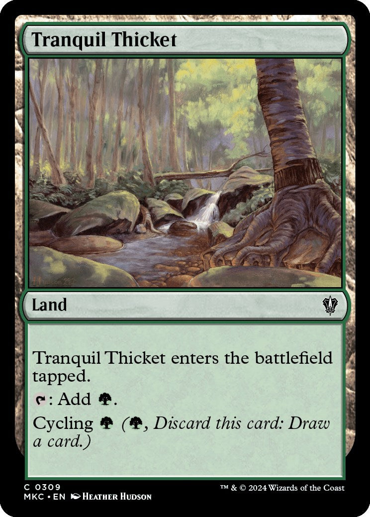Tranquil Thicket [Murders at Karlov Manor Commander] - Destination Retro