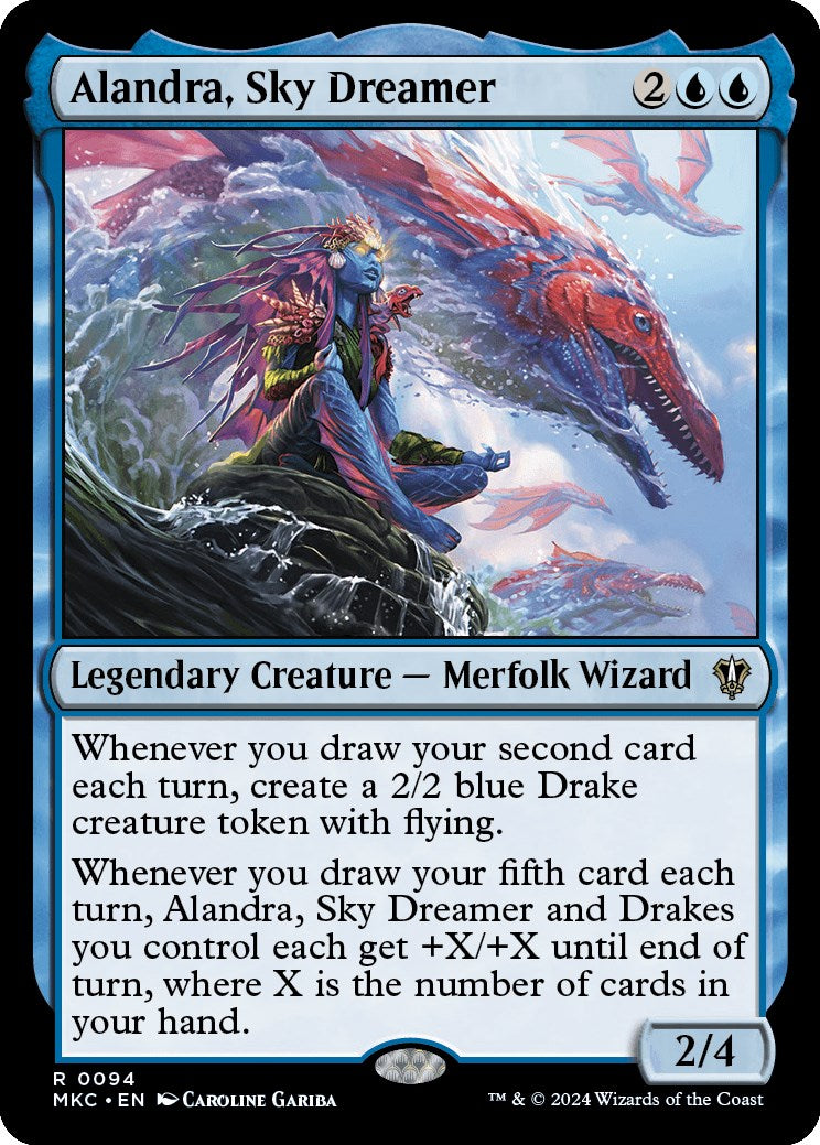 Alandra, Sky Dreamer [Murders at Karlov Manor Commander] - Destination Retro