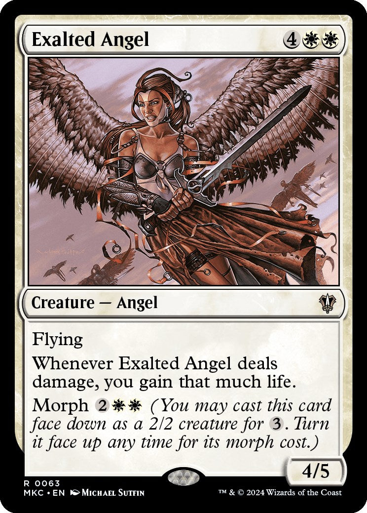 Exalted Angel [Murders at Karlov Manor Commander] - Destination Retro