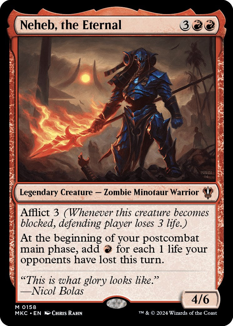 Neheb, the Eternal [Murders at Karlov Manor Commander] - Destination Retro