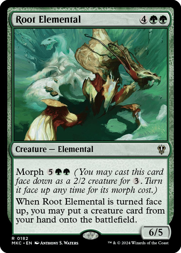 Root Elemental [Murders at Karlov Manor Commander] - Destination Retro