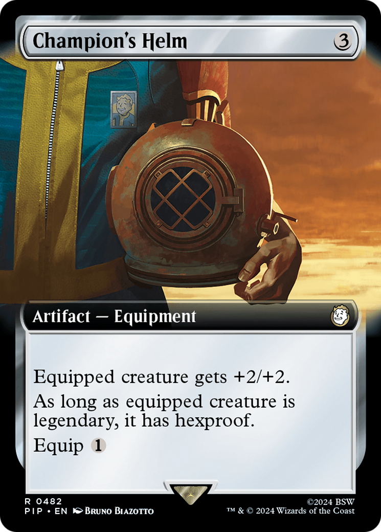 Champion's Helm (Extended Art) [Fallout] - Destination Retro